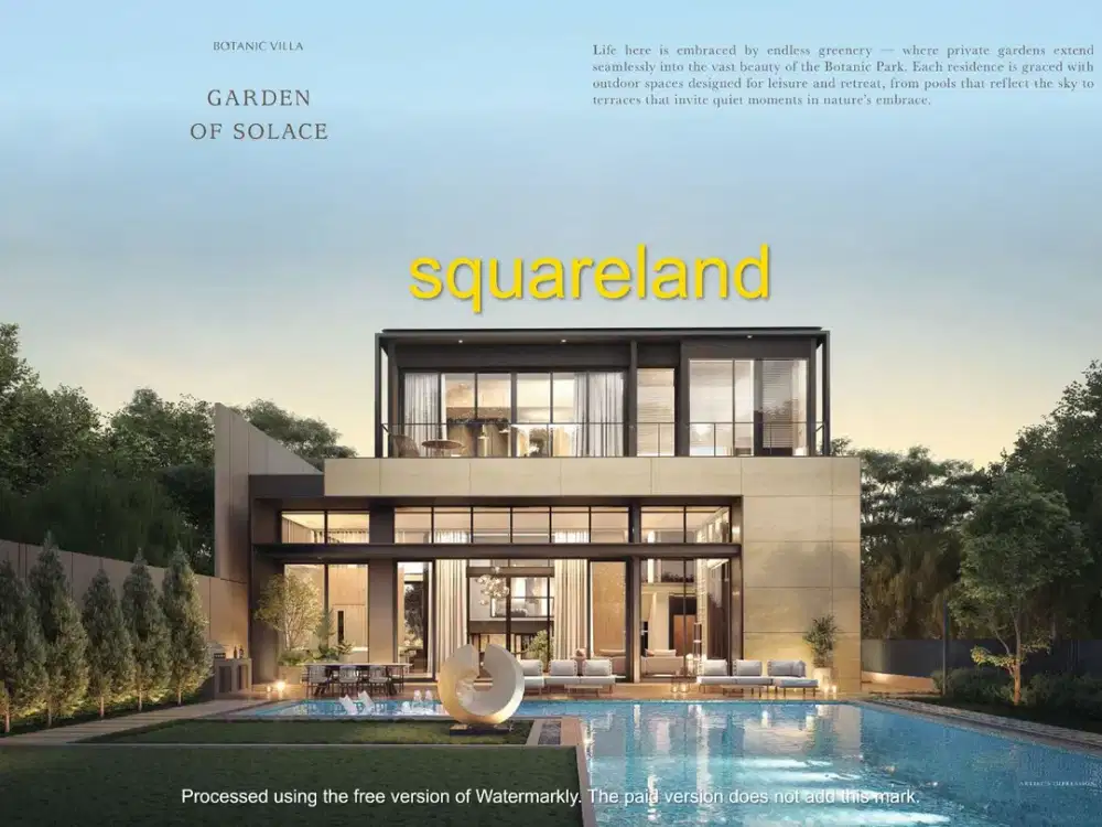 BOTANIC VILLA NAVAPARK BSD CITY
