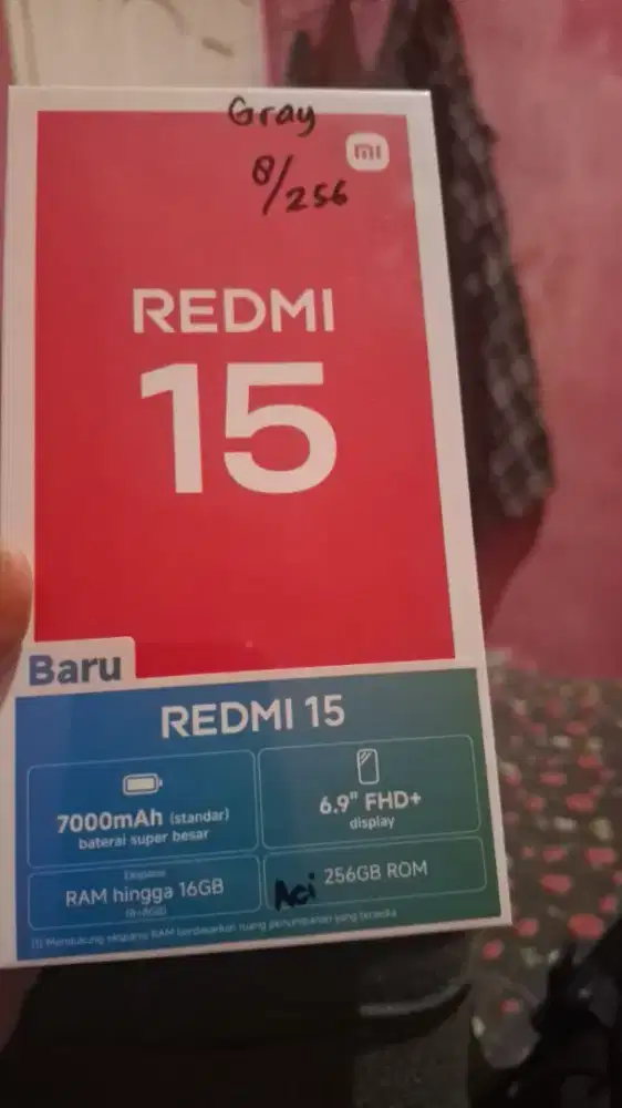 redmi 15 ram 8/256 segel