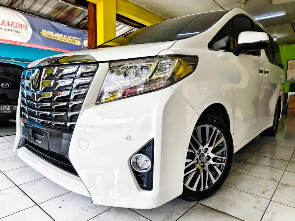 LOW KM 70RB.! TOYOTA ALPHARD 2.5 G ATPM SUNROOF AT 2017 MATIC TOP 2018