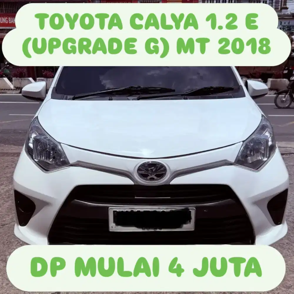 TOYOTA CALYA 1.2 E MT 2018 DP 4 JUTA