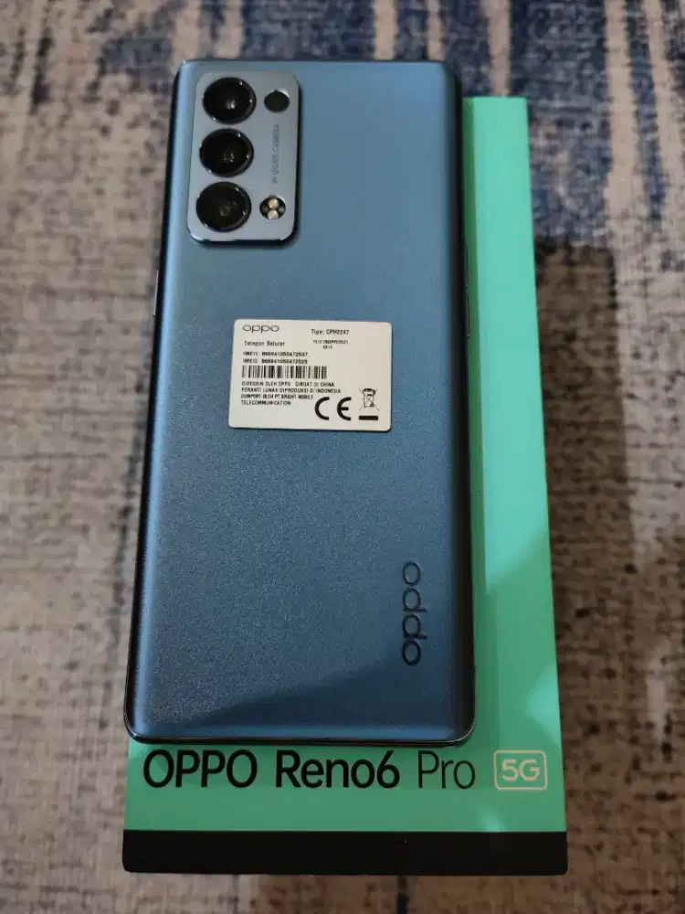 Oppo Reno 6 Pro 5G 12/256 fullset ori muluss nyess