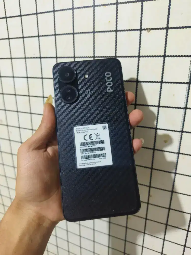 poco c65 6/128 hp+chgr biasa