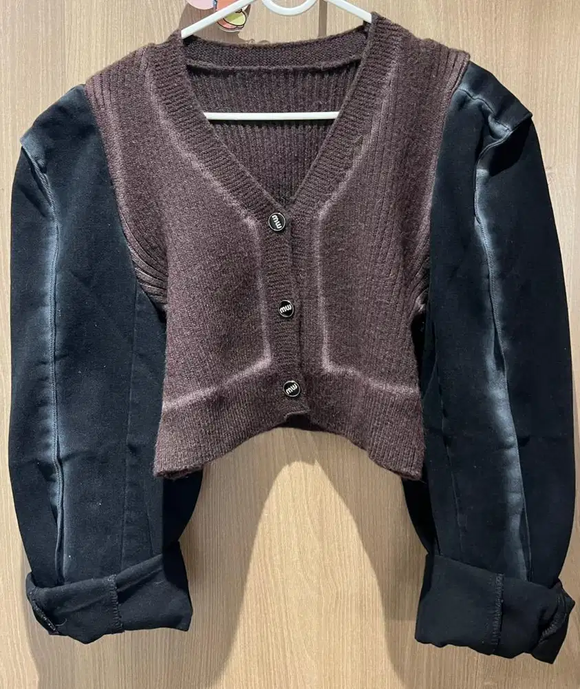 Size M, atasan wanita rajut&jeans