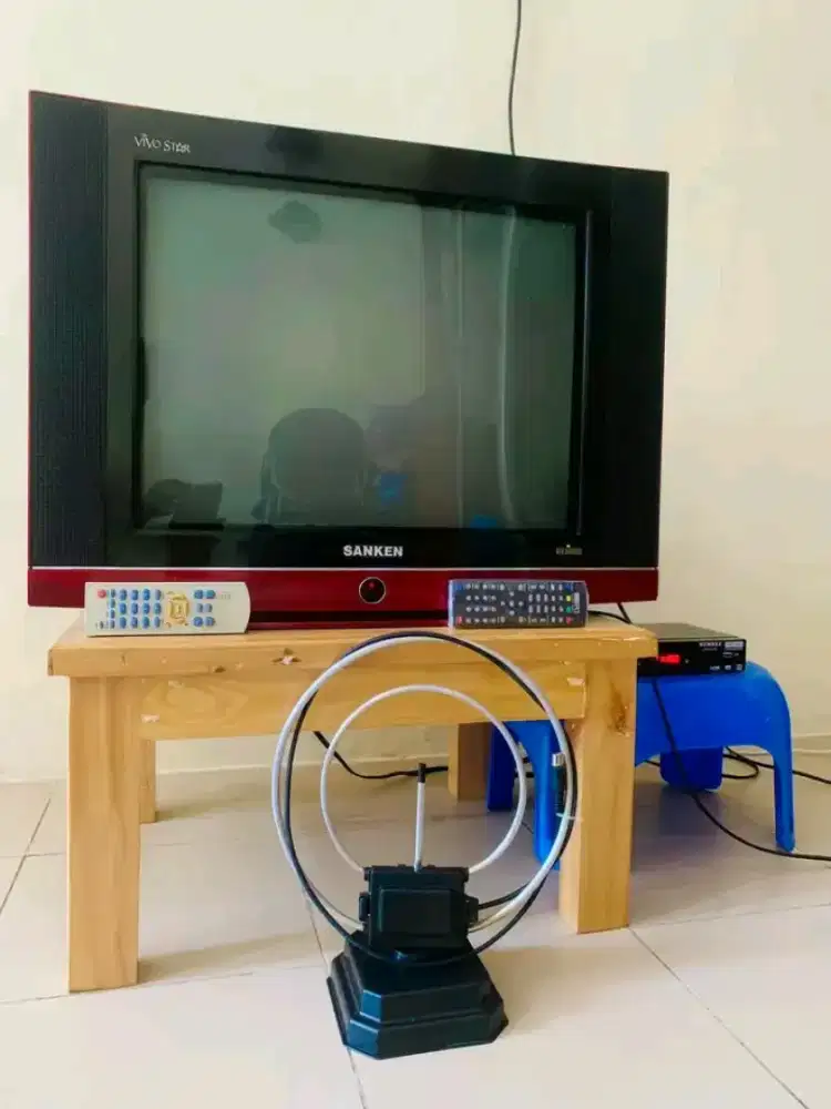 TV 21 INCH LAYAR DATAR SLIM FLAT FULLSET NORMAL SEPAKET