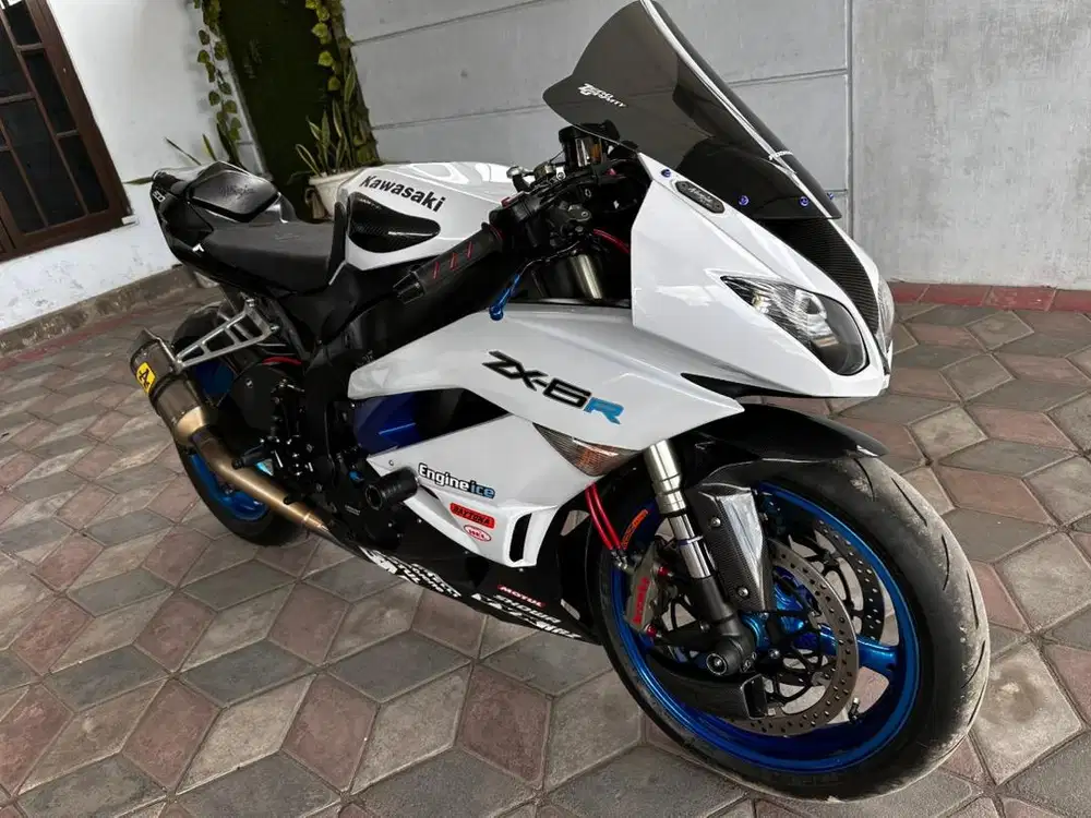 Zx6r 2012 putih ninja 636