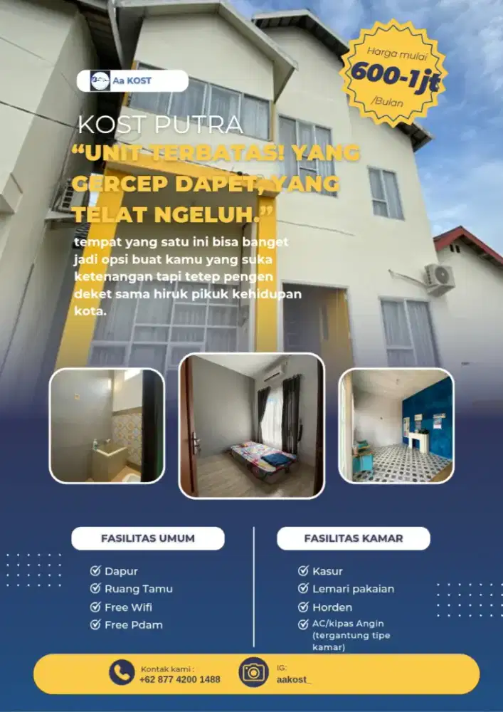 Aa Kost (Khusus Laki laki)