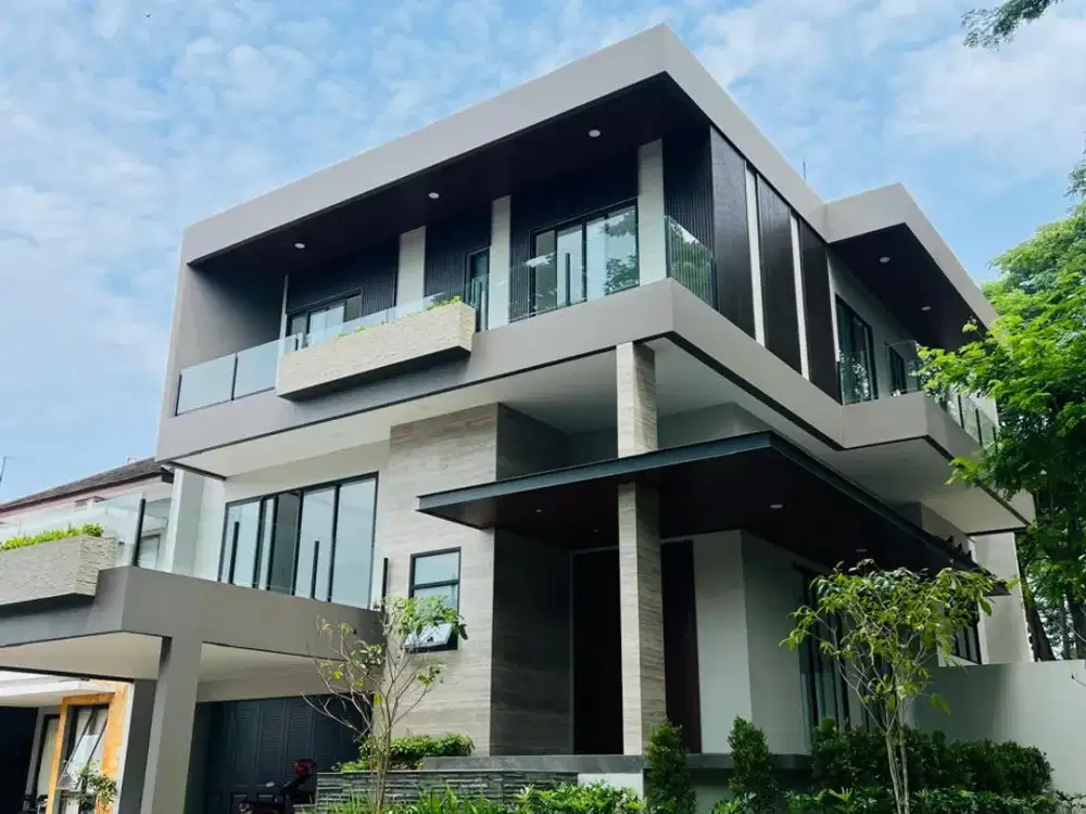Rumah Mewah Bangunan Mandiri Di Cluster Elite Green Cove BSD, Bisa KPR