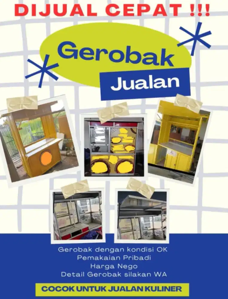 JUAL GEROBAK MURAH