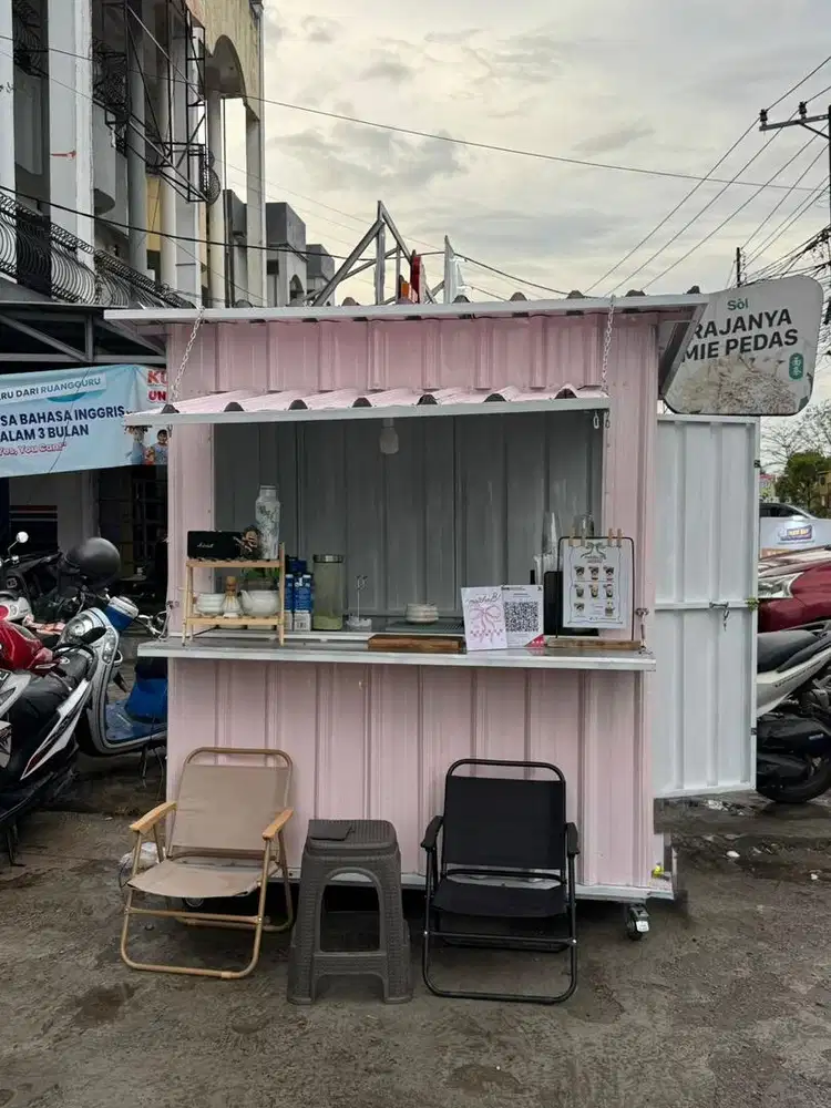 Booth Cintainer / Gerobak Usaha