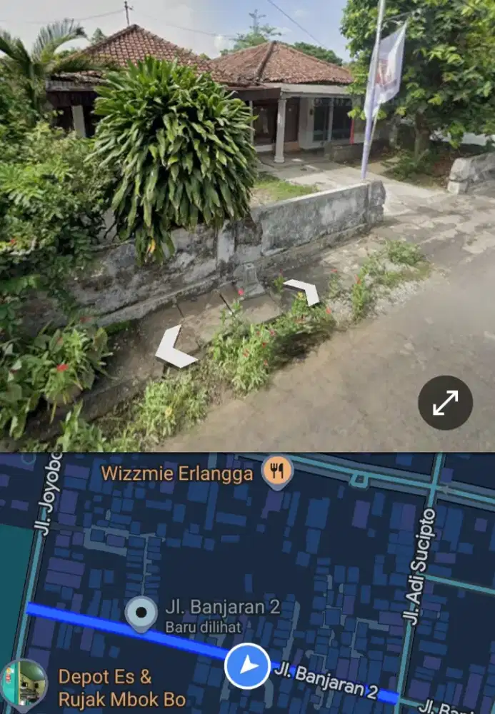 Jual tanah kavling(ada bangunan)