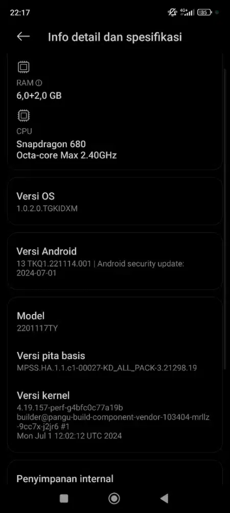 Redmi note 11 6