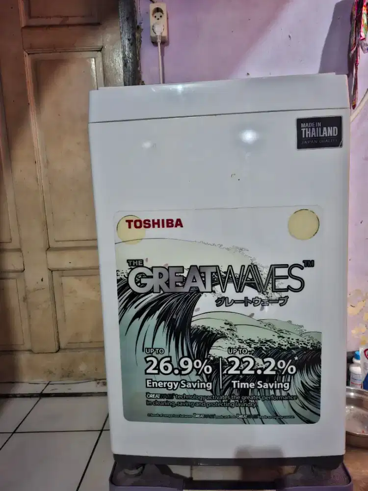 Dijual Mesin cuci Top Loading Toshiba 8 KG
