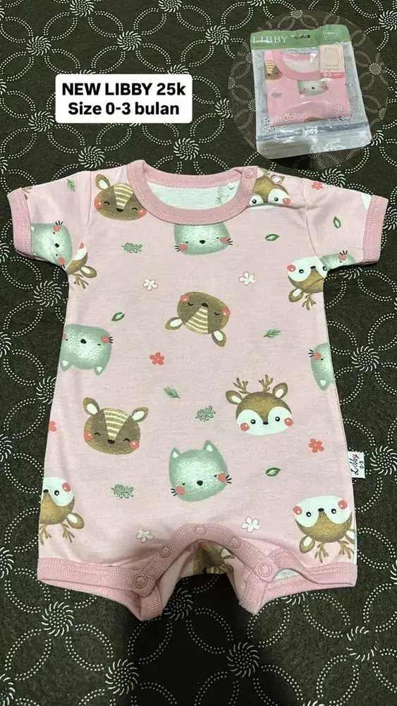 Romper Libby 0-3 bulan