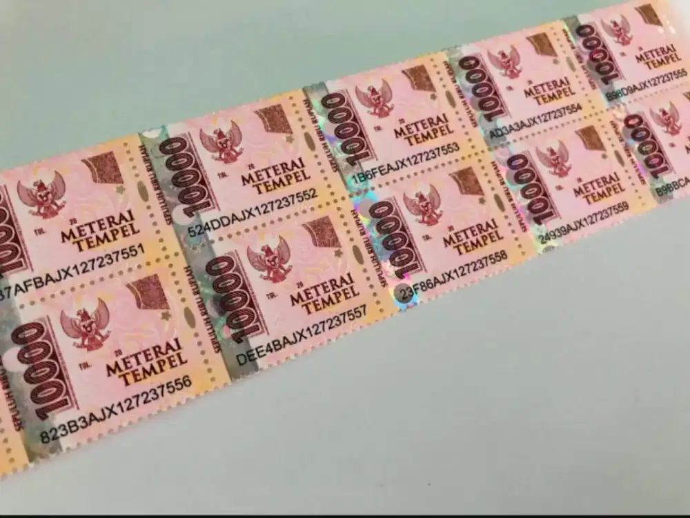 Jual Materai 10000
