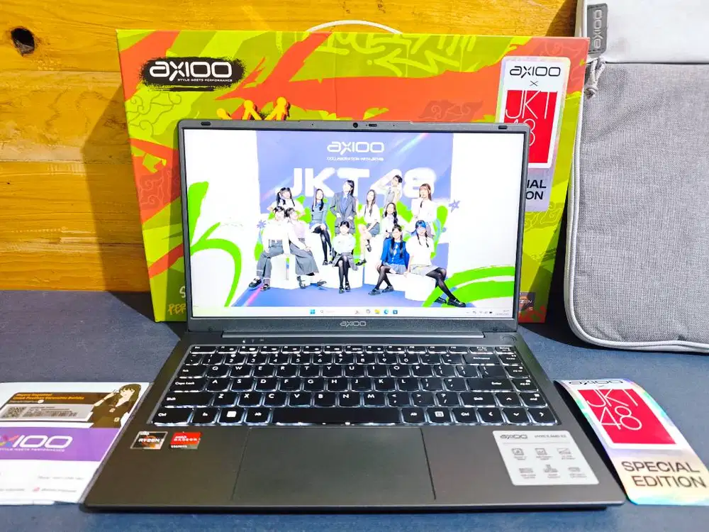 AXIOO Hype 5 AMD X3 Ryzen 5-3500U RAM 8GB SSD 256GB BNOB 1 bln pakai