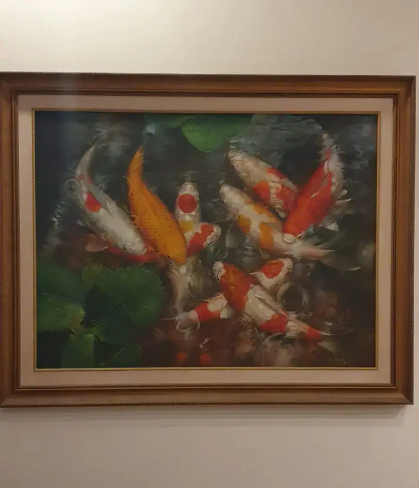 Dijual Lukisan Ikan Koi