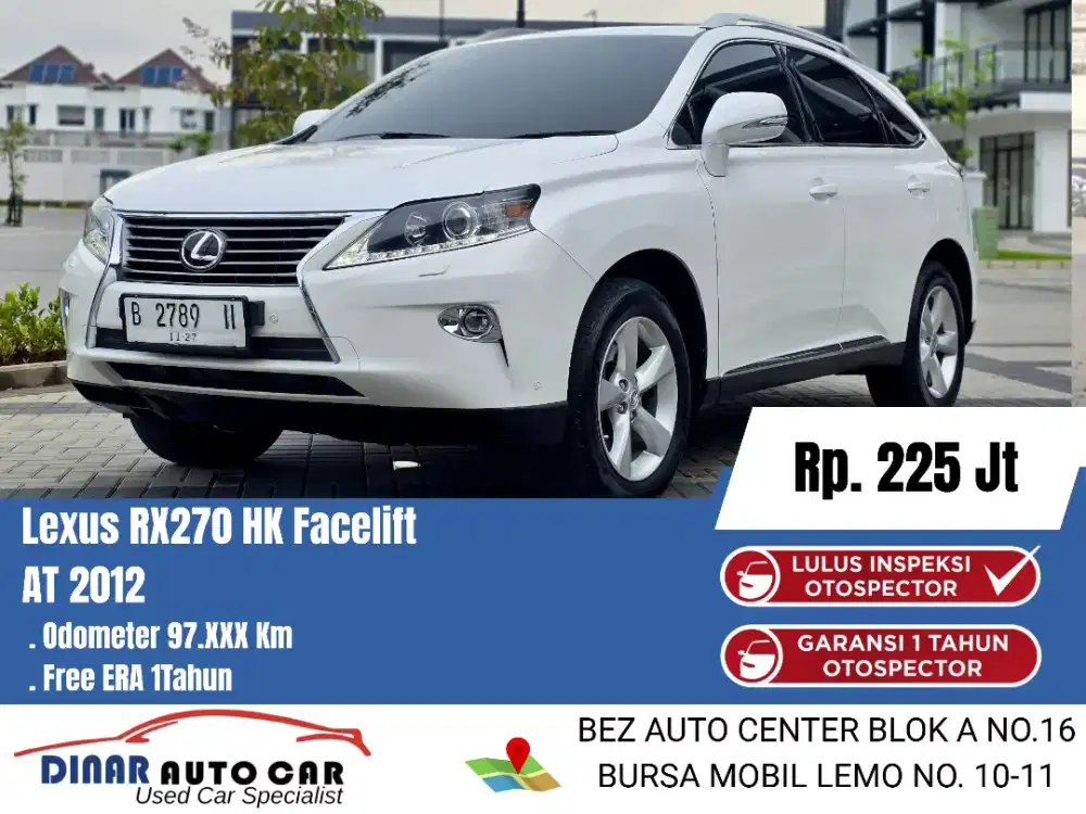 Lexus RX270 HK Facelift