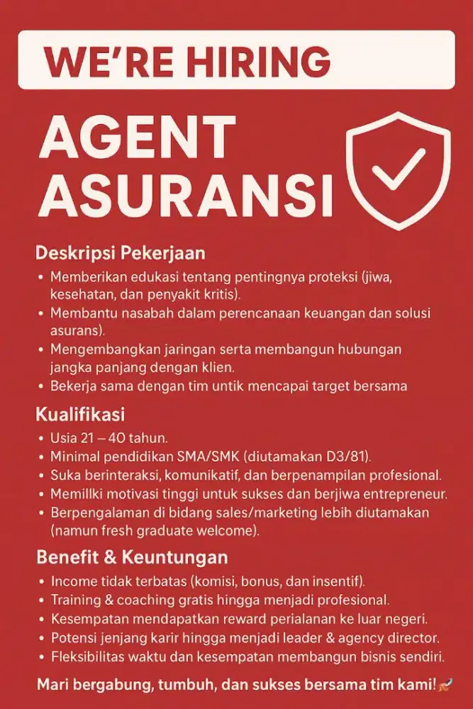 Sales Agent Asuransi