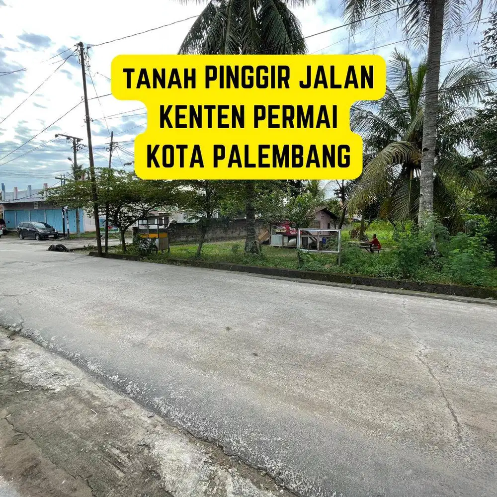 TANAH KAVLING KENTEN PINGGIR JALAN MASJID PALEMBANG