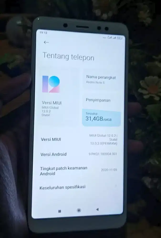Xiaomi note 5 Ram 4/64