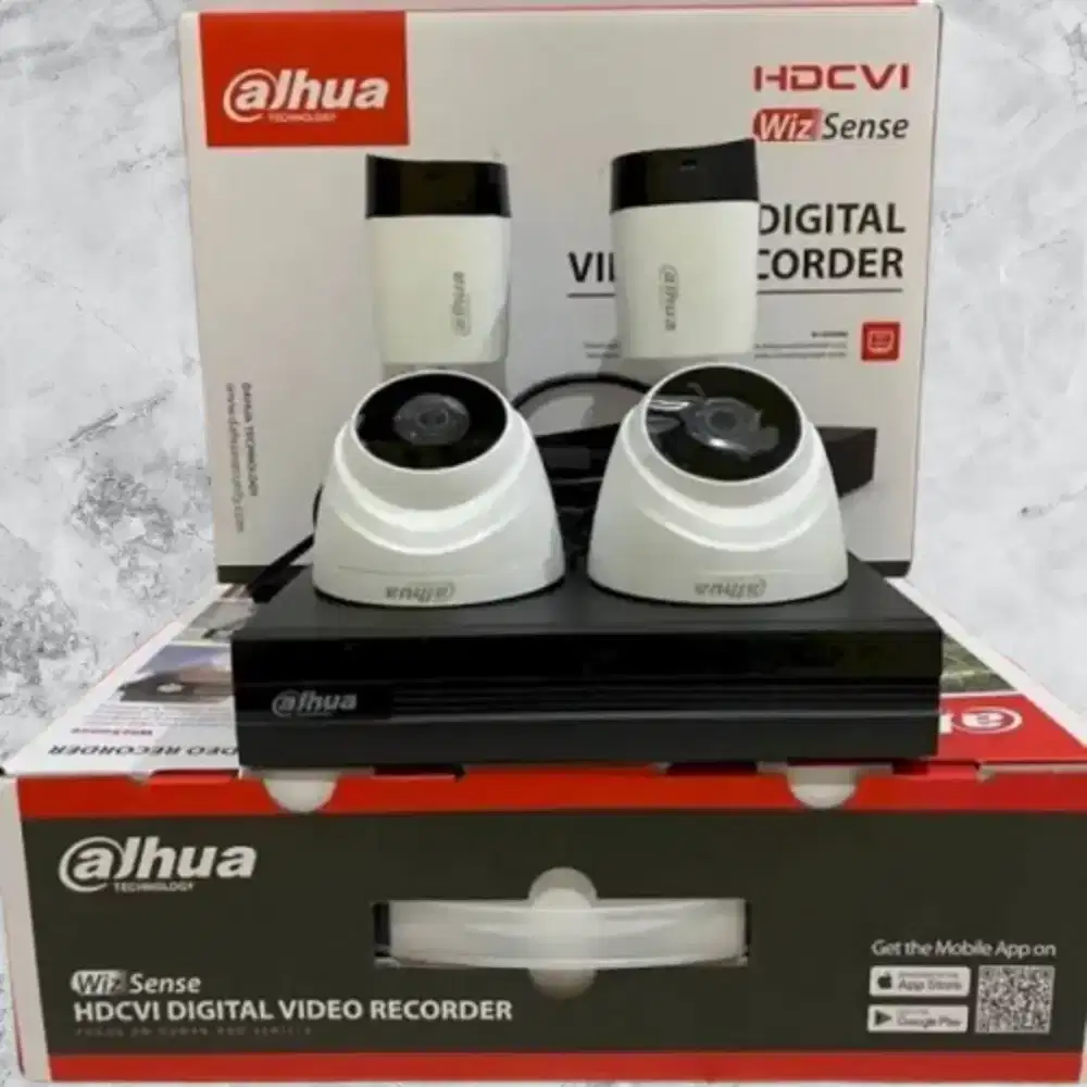 Paket CCTV 4 Camera Dahua Full HD 1080p