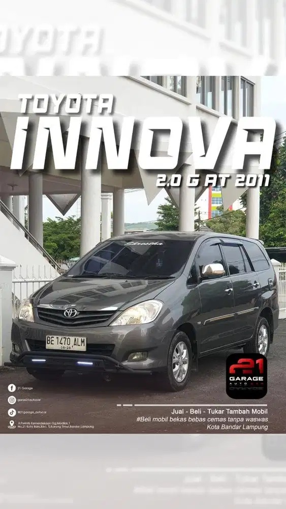 Toyota kijang innova 2011 G 20 bensin metik full istimewa siapa cepat