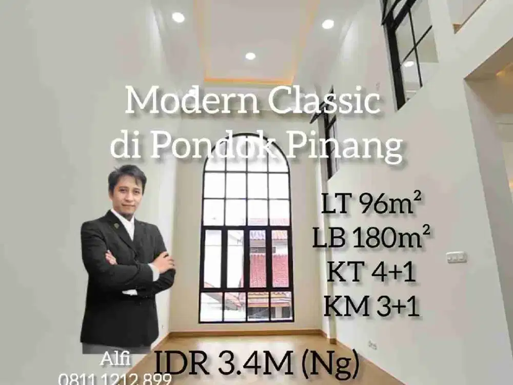 Rumah Modern Classic di Pondok Pinang