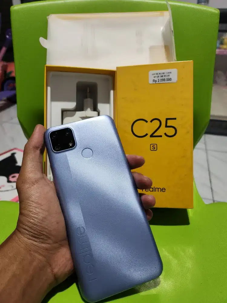 Realme c25s 4/128 fullset mulus