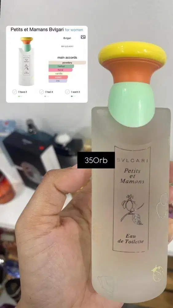 Petits et Mamans Bvlgari tester ori