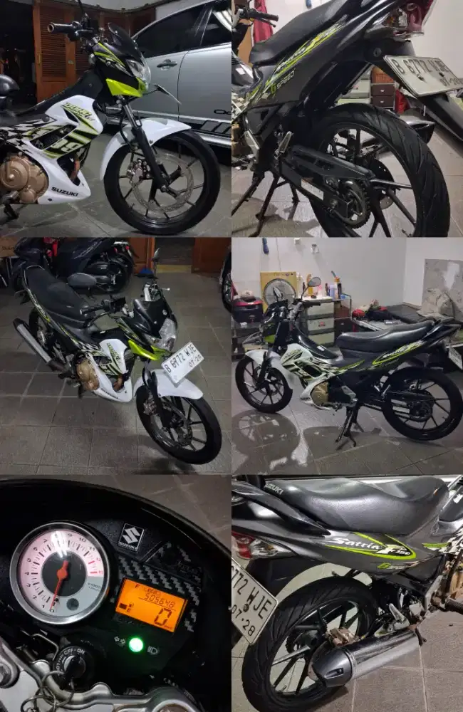 satria fu thn 2013 plat tangsel tangan pertama dri baru