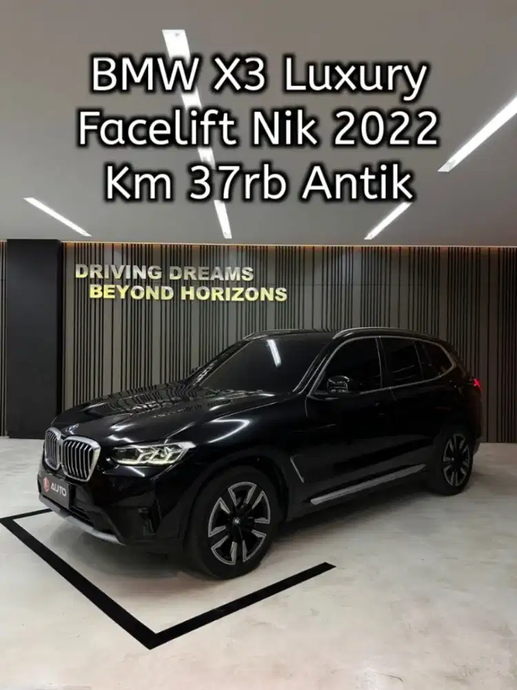 BMW X3 Luxury xDrive30i AT 2023 Hitam Km37rb B183BBB Nik 2022