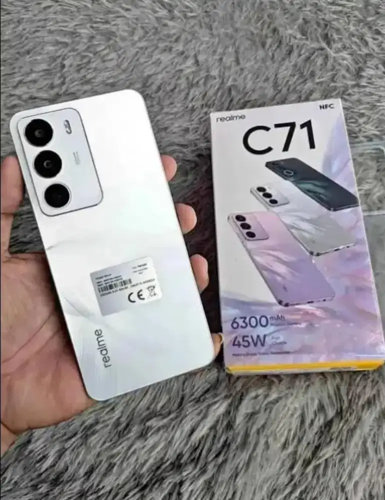 REALME C71 NFC RAM 6+12/128 MULUSS FULLSET ORI