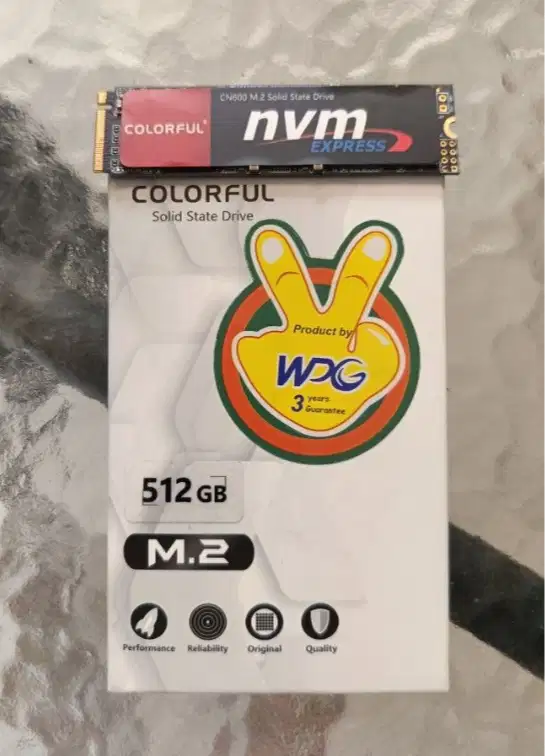 SSD Colorfull CN600 512gb M.2 NVMe PCIe Gen 3