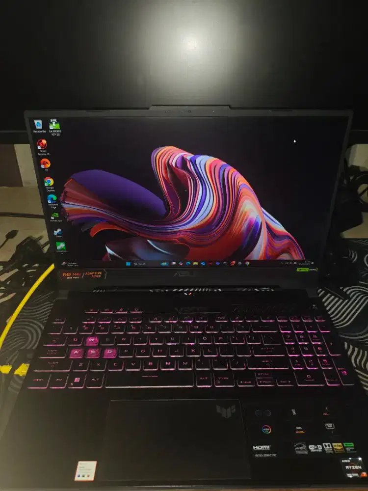 Jual Laptop Asus Ryzen 7 RTX 4050 Ram 16 GB DDR5