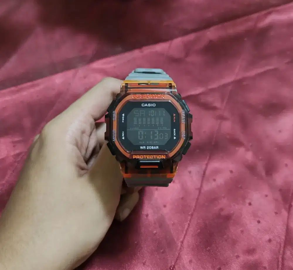 Jam Tangan Casio Gshock Gray Orange