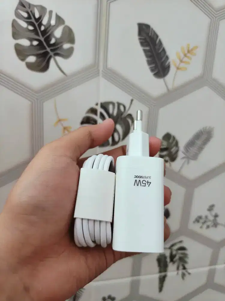CHARGER BARU ORIGINAL OPPO 45W SUPERVOOC+ KABEL DATA ORIGINAL OPPO