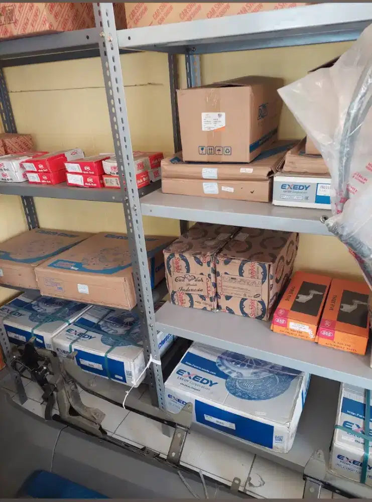 Jual rak besi tutup Toko spearpart mobil kokoh tebal