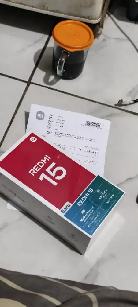 Redmi 15 8/256GB Warna Hitam/Black
