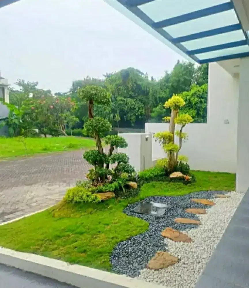 Tukang Taman dan kolam ikan koi
