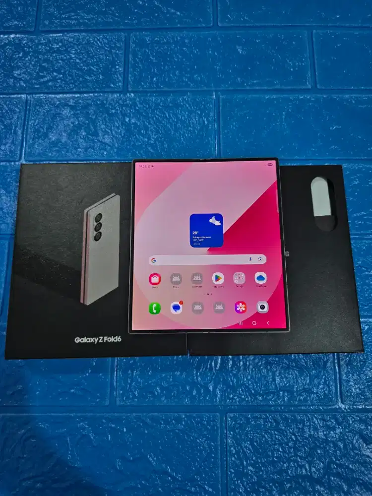 Samsung Z Fold 6 5G 12/256gb SEIN Lengkap Normal