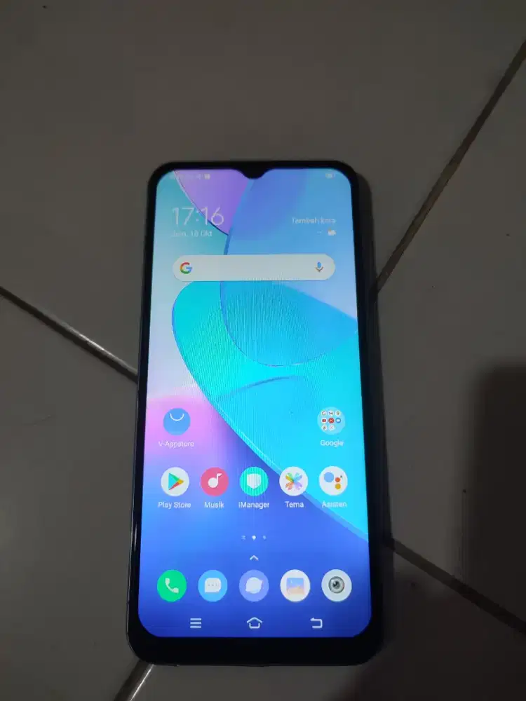 Dijual hp vivo Y20, ram 3/64, batangan