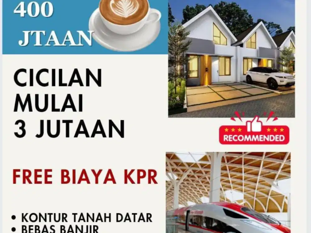 Hari ini open house, Rumah cluster dkt exit Tol padalaran kab bandung