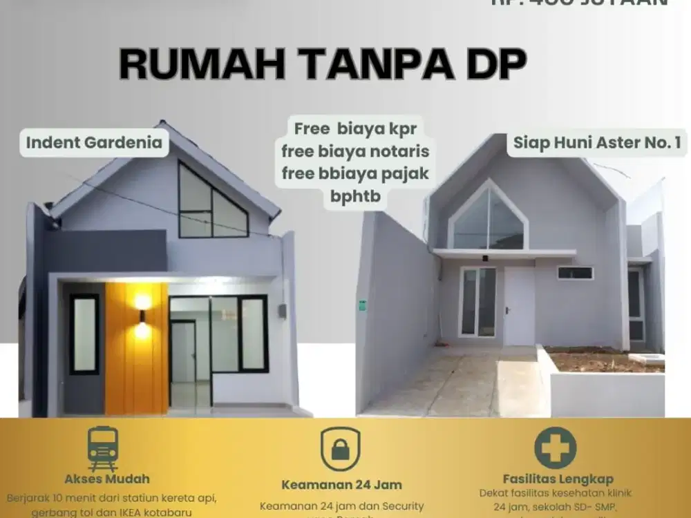 Rumah tanpa DP di padalarang Bandung barat dekat ke jalan raya