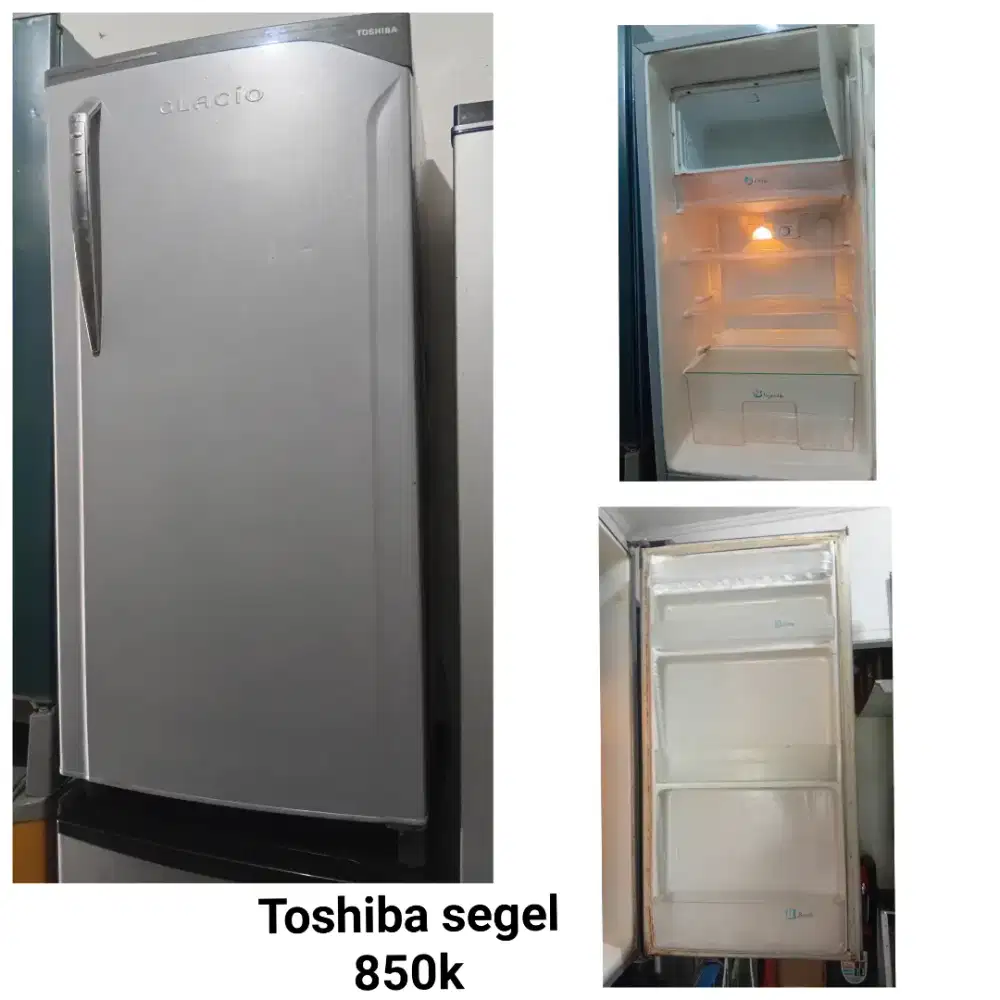 Kulkas TOSHIBA bekas bergaransi