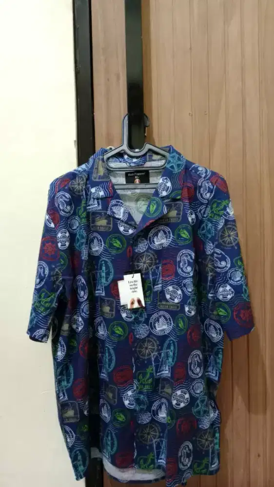 Kemeja mens merk HUSH PUPPIES 100% ORI SIZE XL