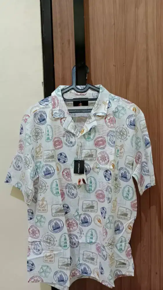Kemeja mens merk HUSH PUPPIES 100% ORI SIZE M