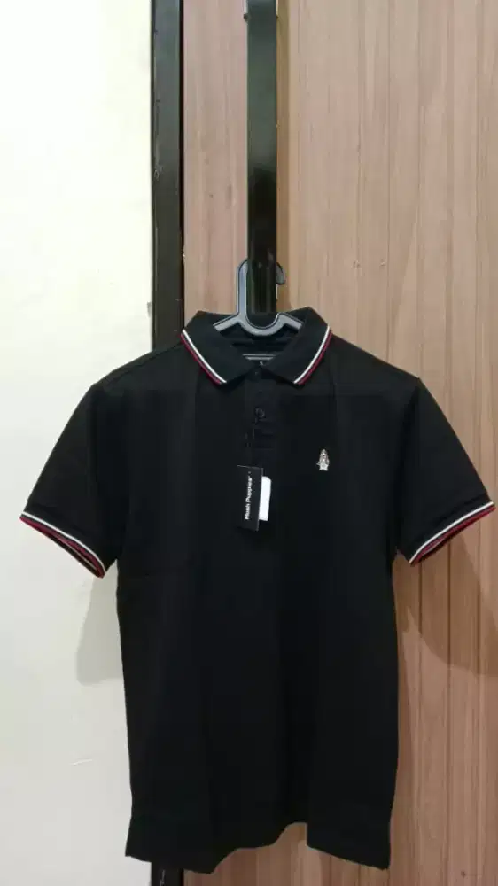 Polo shirt mens merk HUSH PUPPIES 100% ORI SIZE S