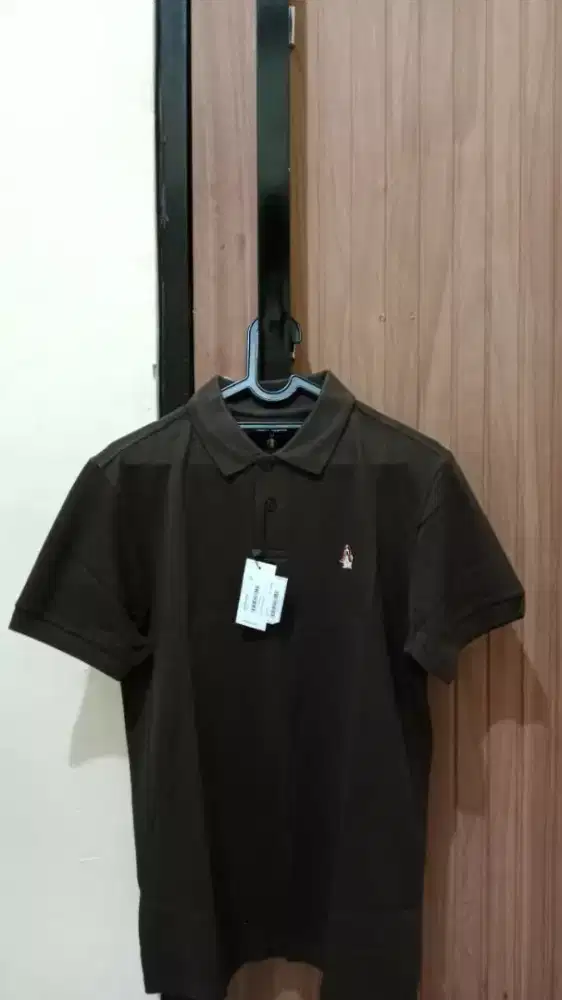 Polo shirt mens merk HUSH PUPPIES 100% ORI SIZE M