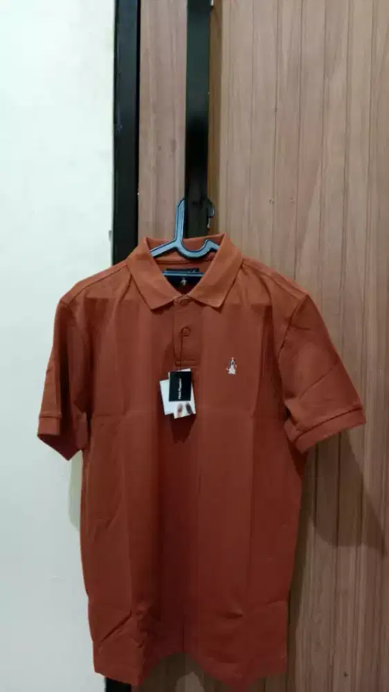 Polo shirt mens merk HUSH PUPPIES 100% ORI SIZE M