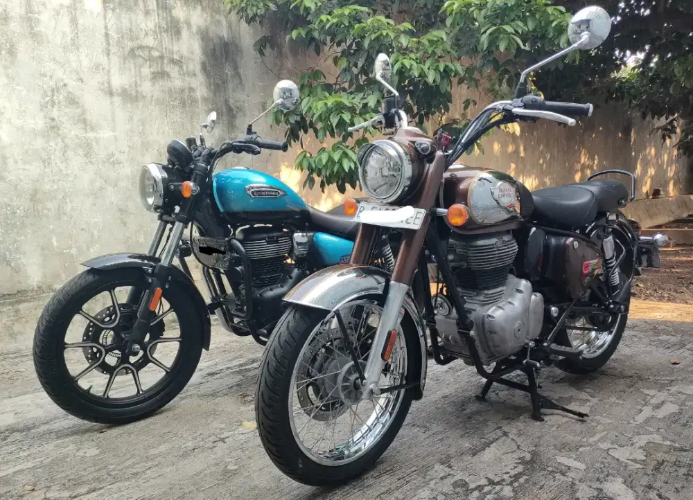 Kredit/TT Royal Enfield 350 Classic Himalayan 411 modif 30jtan Meteor